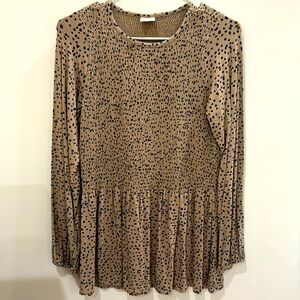 Matilda Jane Good Hart smocked top size Medium